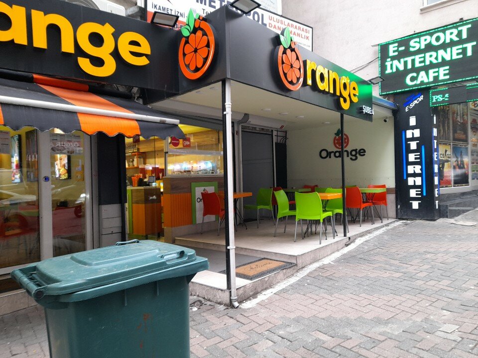 Sokak panoramaları: Orange, fast food, İstanbul, Bahçelievler
