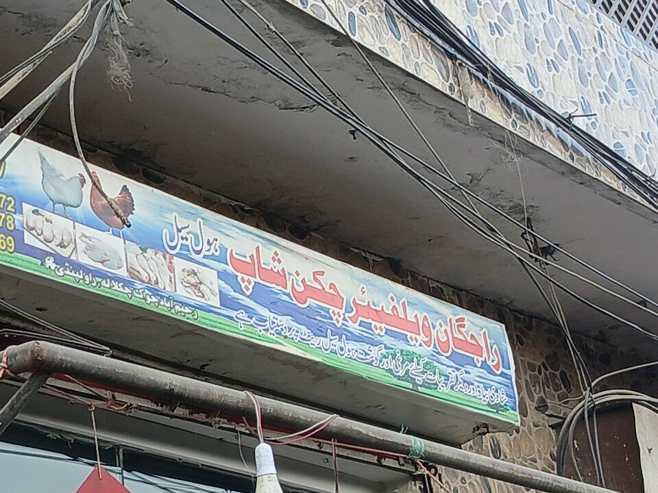 Egg and poultry meat Rajgan wailfere chicken shop, Rawalpindi, photo