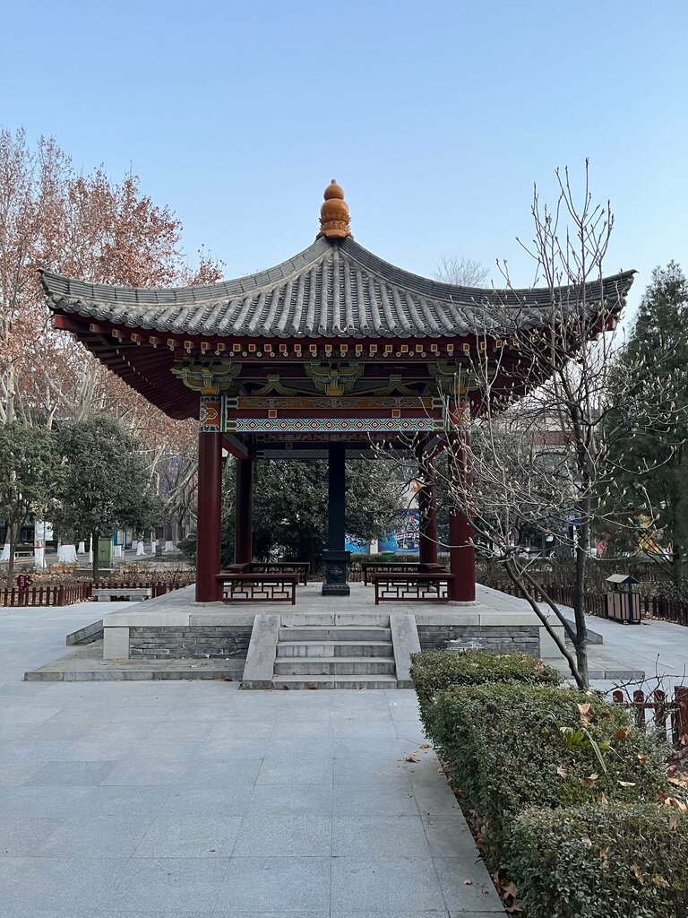 Pagoda 西北大学太白校区实际寺纪念亭碑, Xi'an, photo