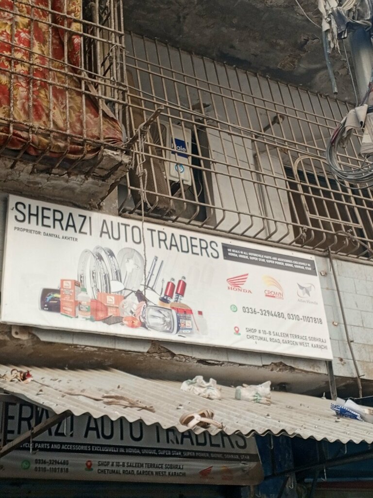 Motorcycle spare parts Sherazi autos, Karachi, photo