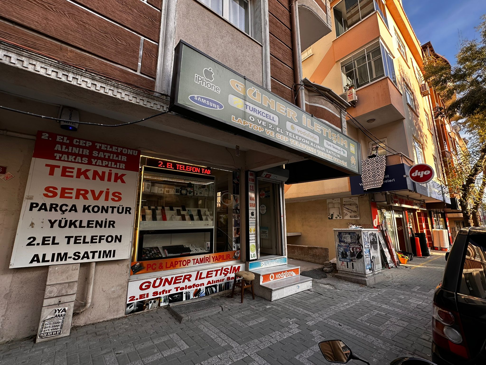 住所不定無職(43) Güner İletişim, telefon tamir servisi, Cihangir Mah., Ormanlı Cad