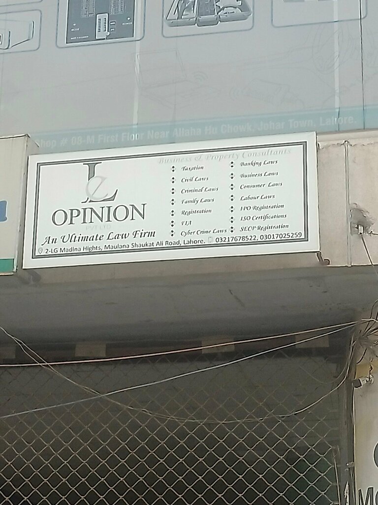 Legal services Opinion, Lahore, photo