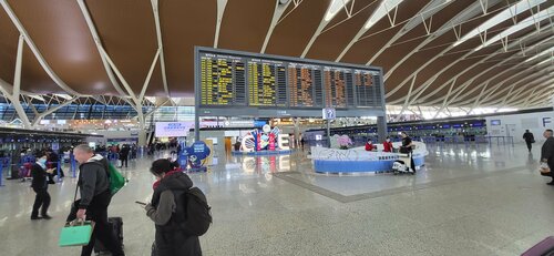 Аэропорт Международный аэропорт Шанхай-Пудун, Шанхай, фото