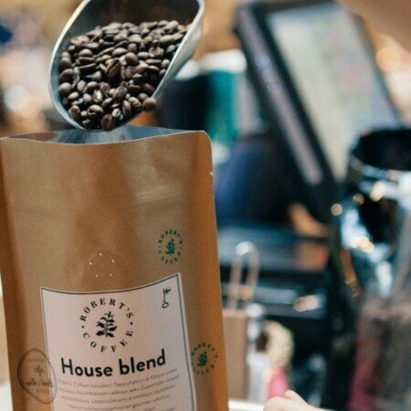 Coffee to go Robert's Coffee, Bodrum, photo