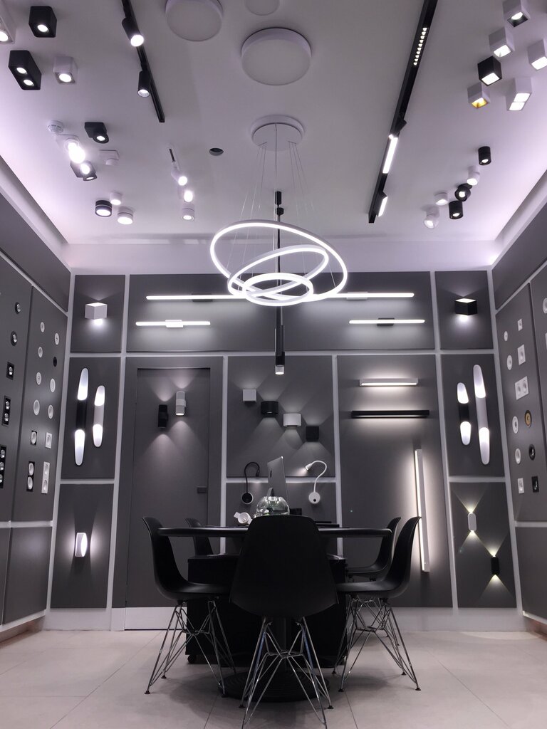 Lamps Ledcentr, Moscow, photo