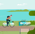 İsbike (Istanbul, Zeytinburnu, Kennedy Avenue), bike rental