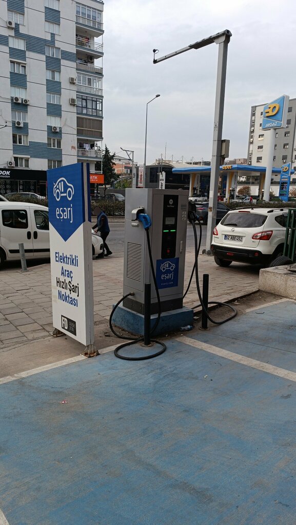 Electric car charging station Esarj, Izmir, photo