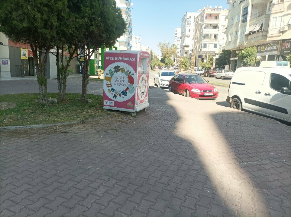 Aid collection point Clothing Bin, Antalya, photo