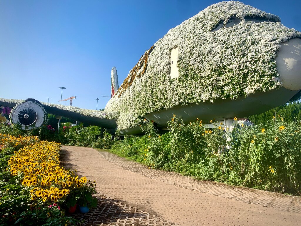 Monument to technology Emirates A380, Dubai, photo