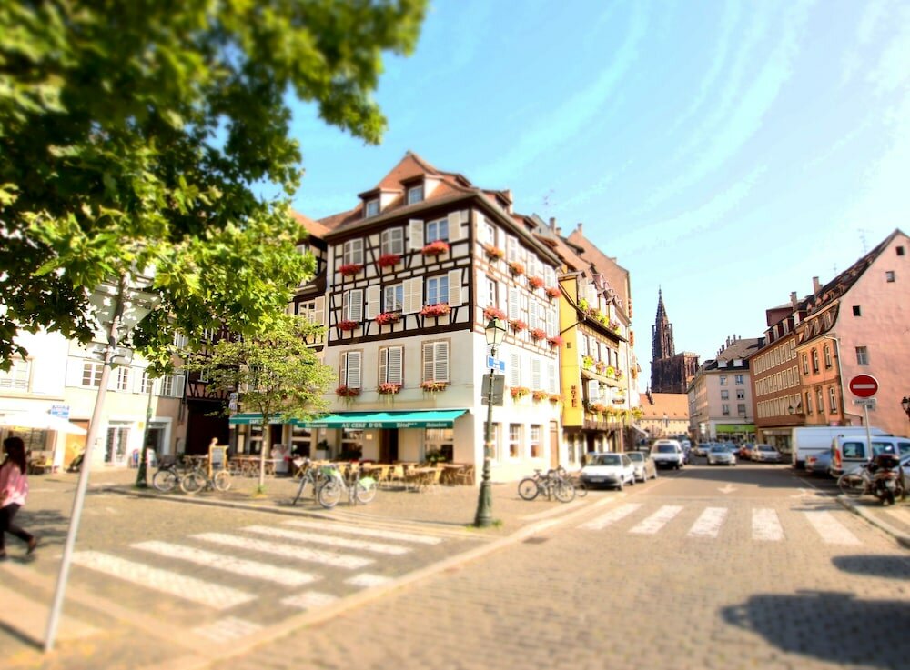 Фото Logis Hôtel Au Cerf d'Or