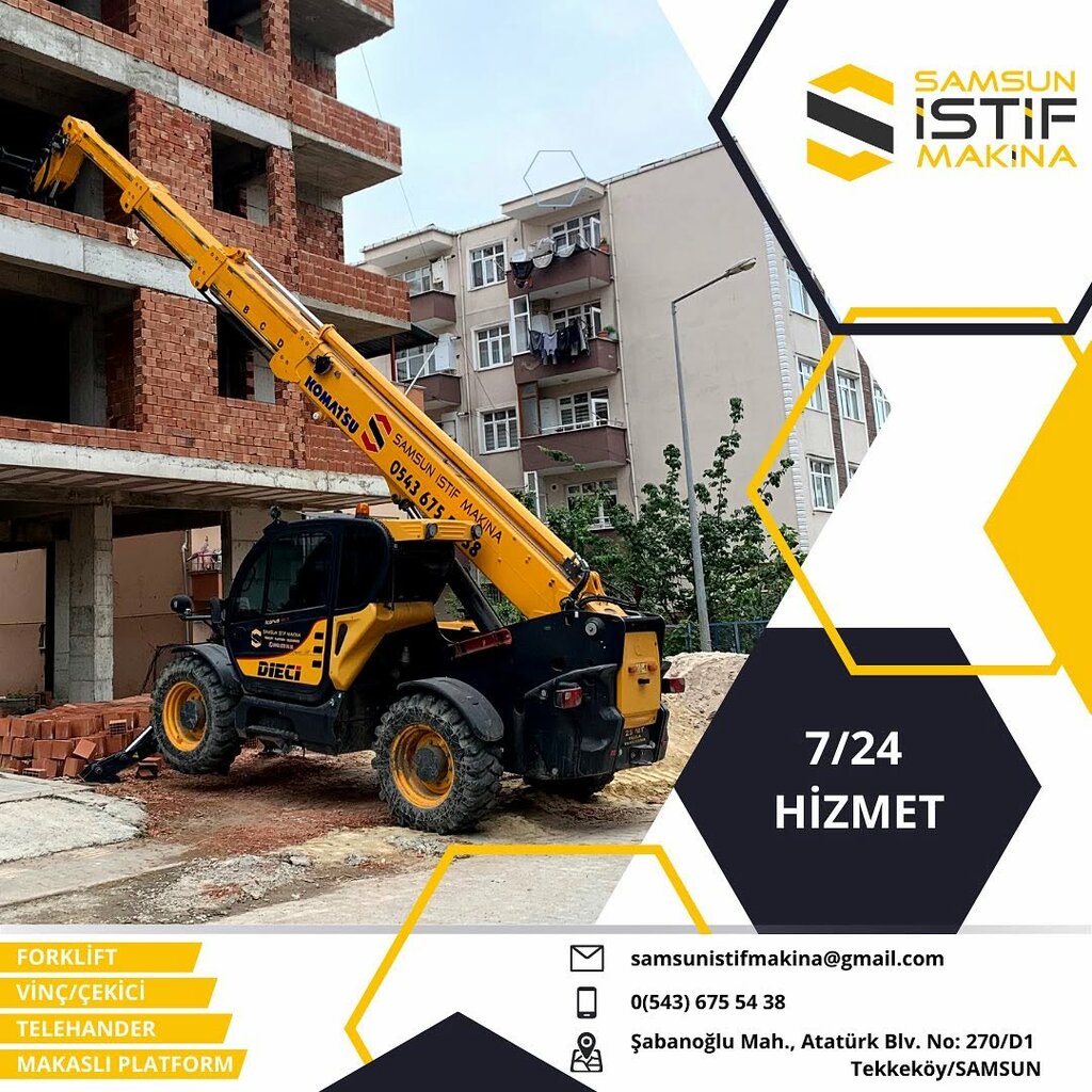 Rental of construction and special equipment Samsun Forklıft Kiralama, Tekkekoy, photo