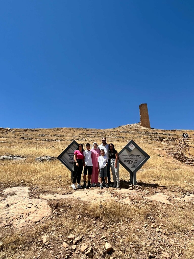 Landmark, attraction Zerzevan Fortress, Cinar, photo