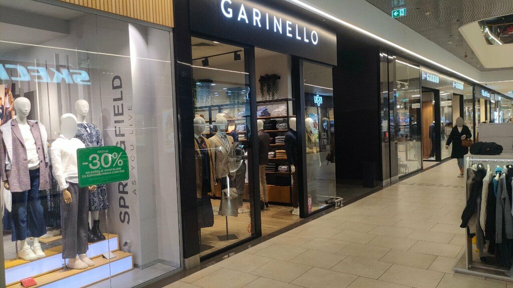 Outerwear shop Garinello, Belgrade, photo