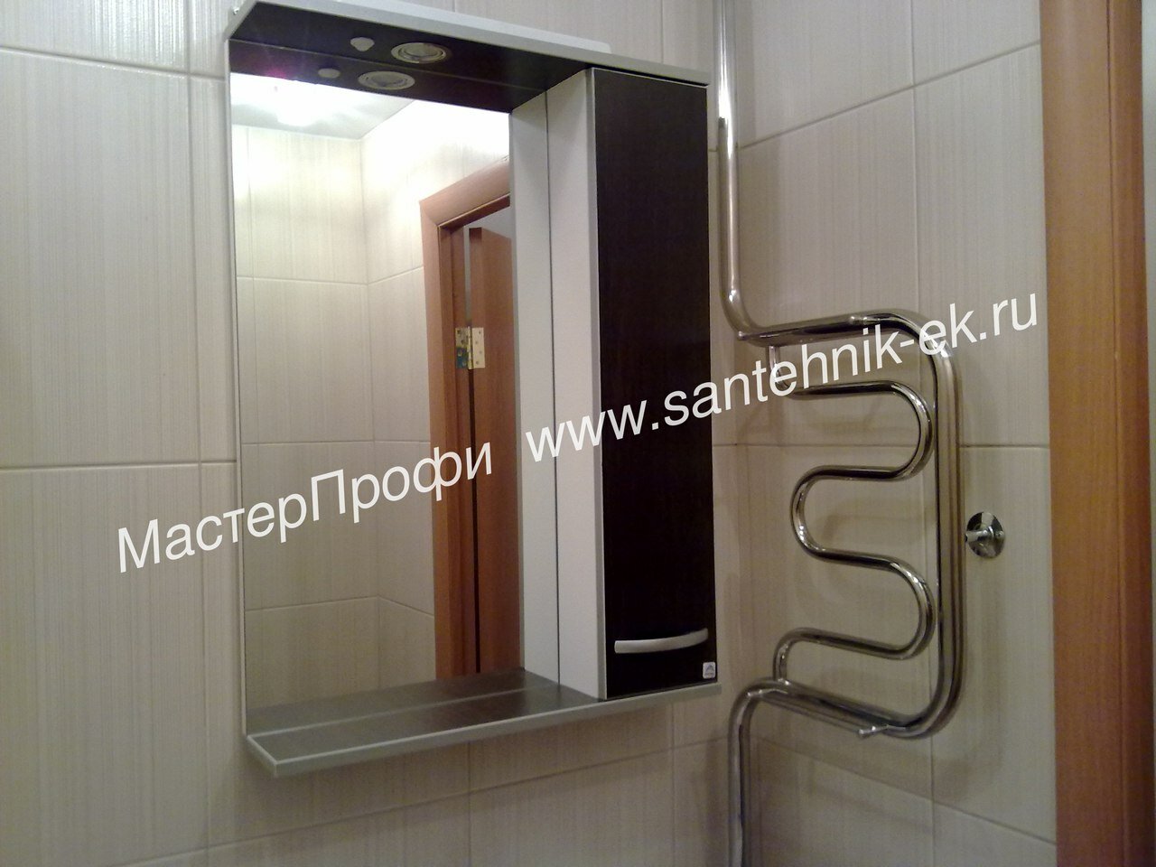 Замена полотенцесушителя в ванной в хрущевке