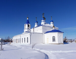 Церковь Вознесения Господня (ул. Ленина, 28А, село Большебрусянское), православный храм в Свердловской области