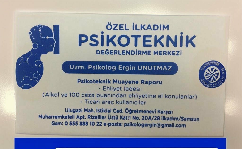 Medical examination Ilkadim Psychotechnical Evaluation Center, Samsun, photo
