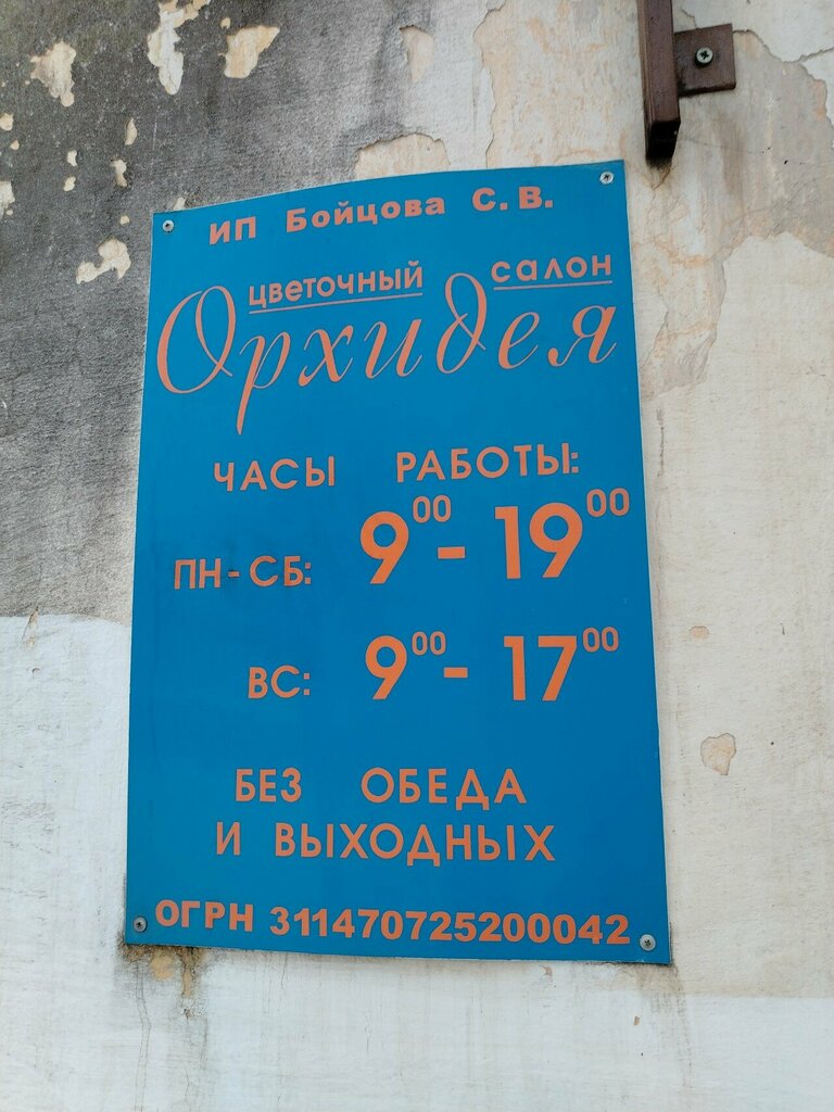 Магазин цветов Орхидея, Сланцы, фото