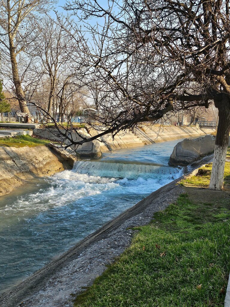 Landmark, attraction Artificial Waterfall, Bekabad, photo