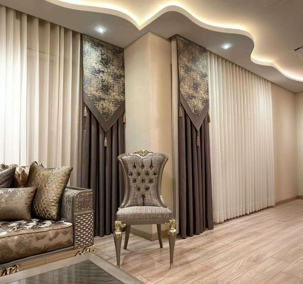 Curtains, curtain rods Oz Anemon Curtain, Efeler, photo