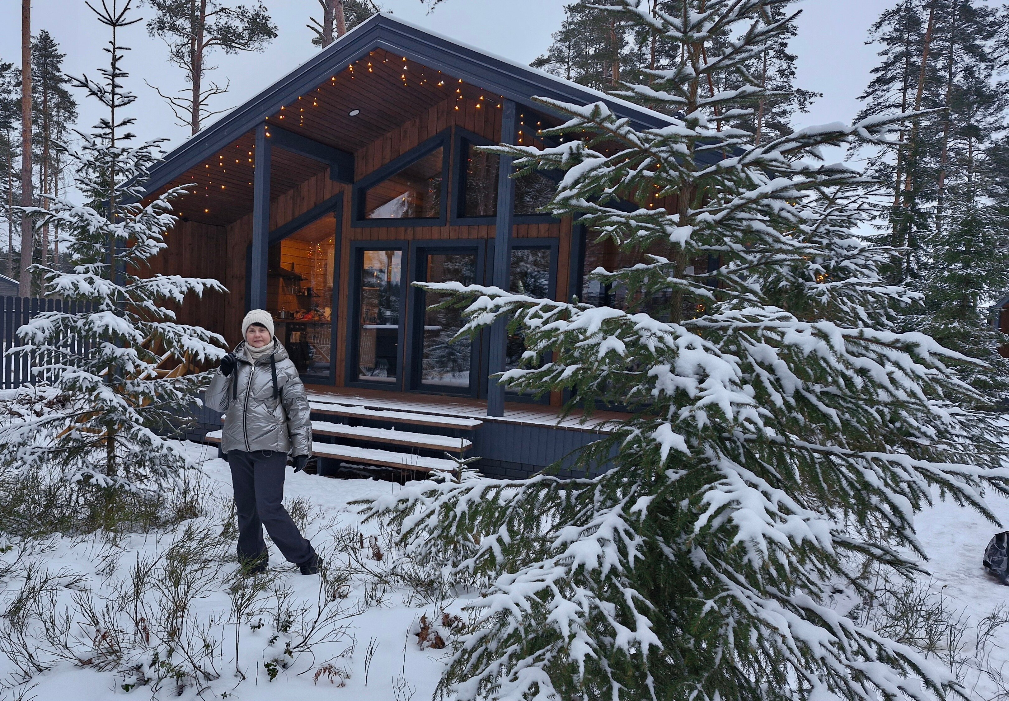 Фото Тепло с баней и чаном