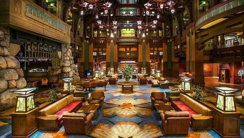 Внешний вид отеля Disney's Grand Californian Hotel and SPA в Анахайме, фото 5