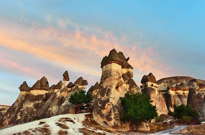 Memorial site, local landmark Devrent Valley, Avanos, photo
