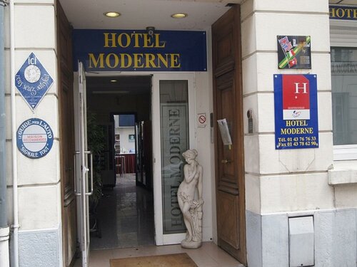 Гостиница Hôtel Moderne в Ножан-сюре-Марне