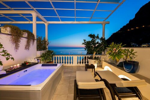 Внешний вид отеля Hotel Villa Gabrisa в Позитано, фото 4