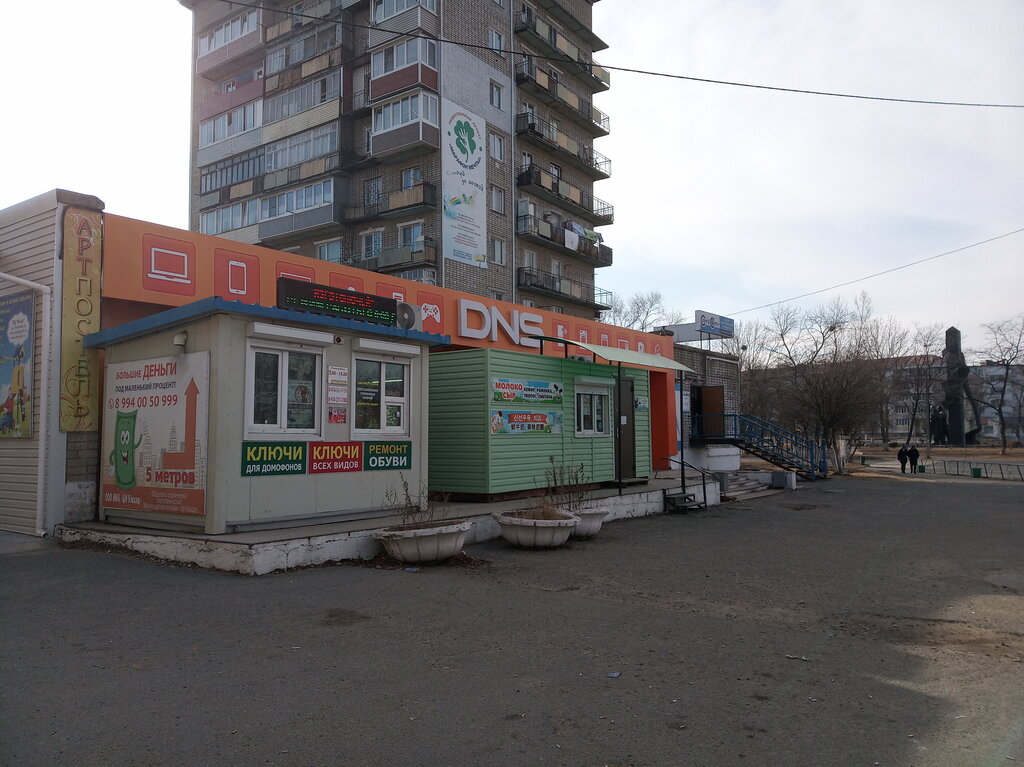 Electronics store DNS, Primorsky Krai, photo