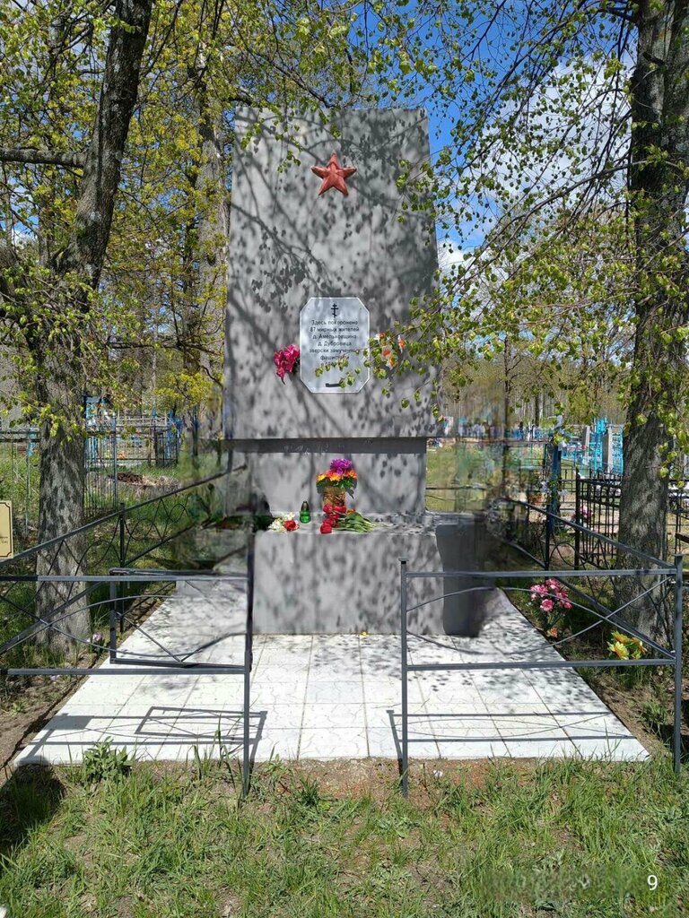 Monument, memorial Братская могила мирных жителей, расстреляных фашистами, Gomel District, photo