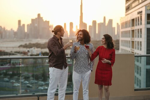 Внешний вид отеля Marriott Hotel Al Jaddaf в Дубае, фото 2