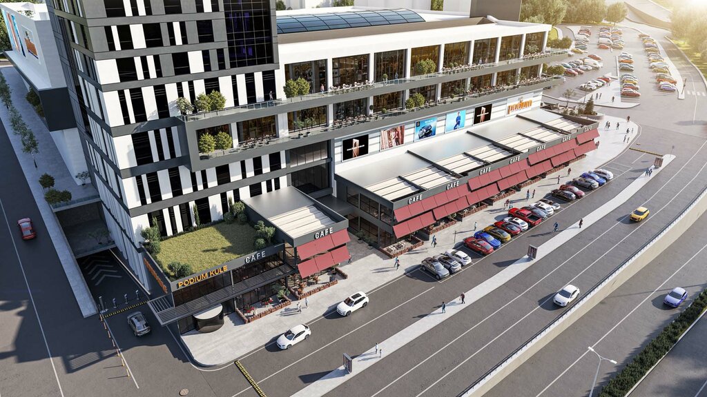 Business center Podium Tower, Yahsihan, photo