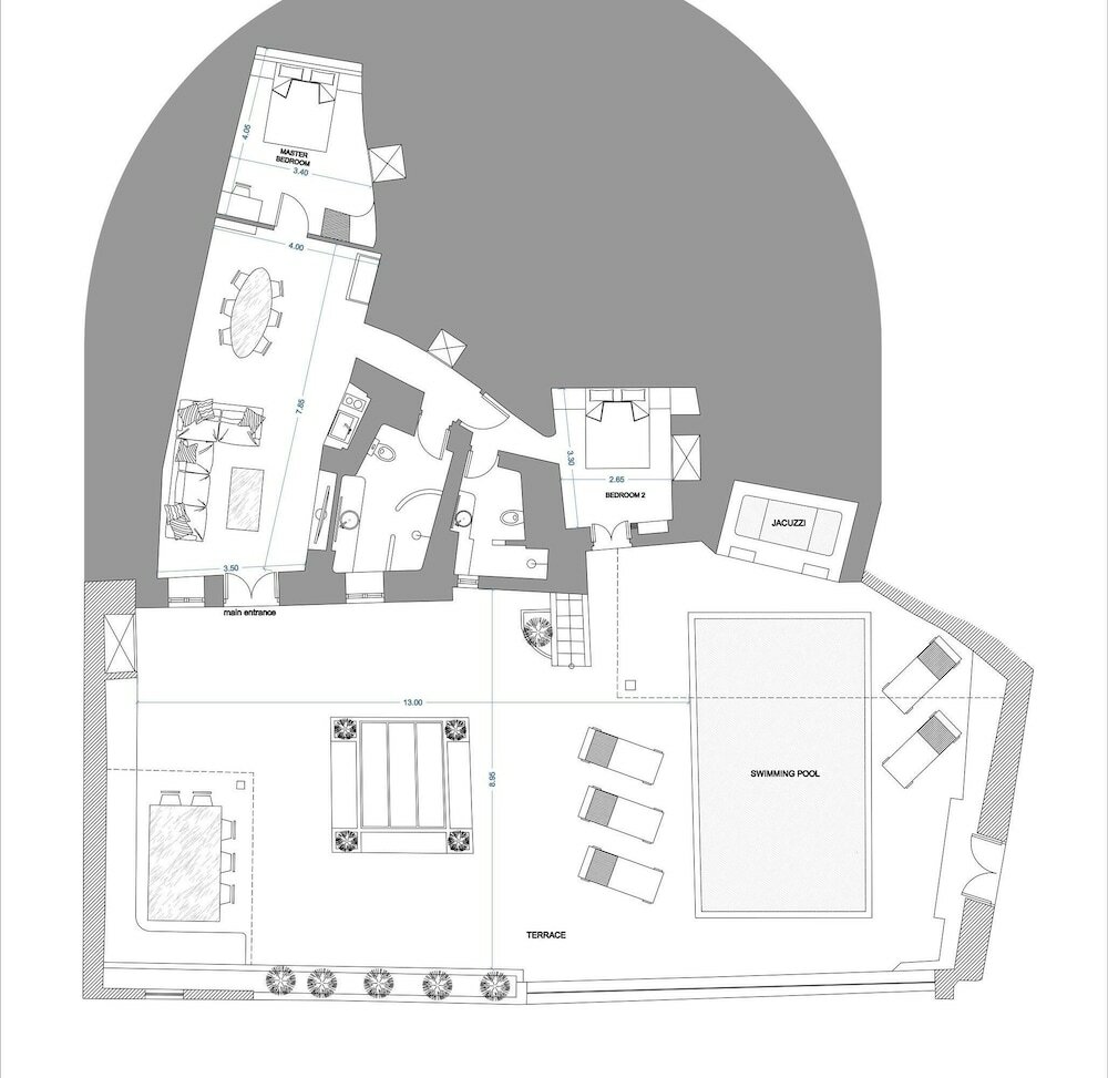 Фото Erossea Villa Santorini Imerovigli