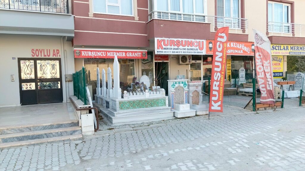 Production of tombstones Kursuncu, Konya, photo
