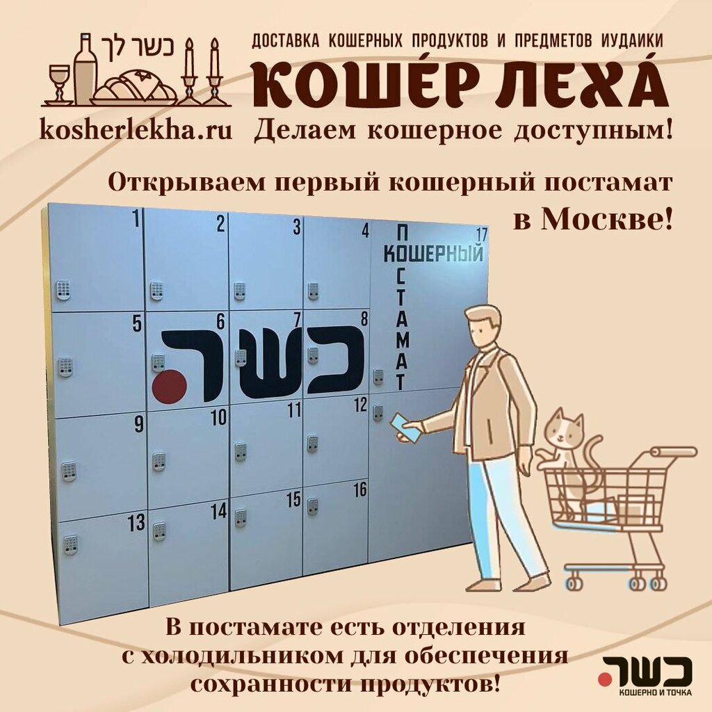 Food delivery Kosher Lekha, Moscow, photo
