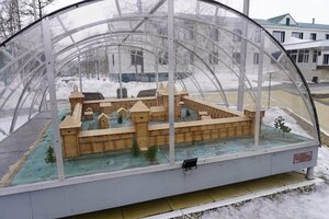 Макет Мангазея (Yamalo-Nenets Autonomous Area, Muravlenko, skver Yamalskiy), landmark, attraction