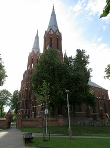 Catholic church Evangelisto Mato Apaštalo Bažnyčia, Anyksciai, photo
