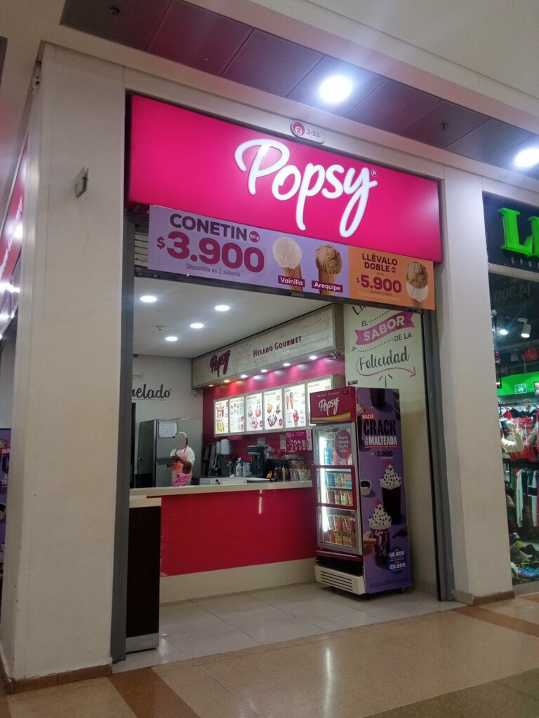 Ice cream Popsy, Bogota, photo