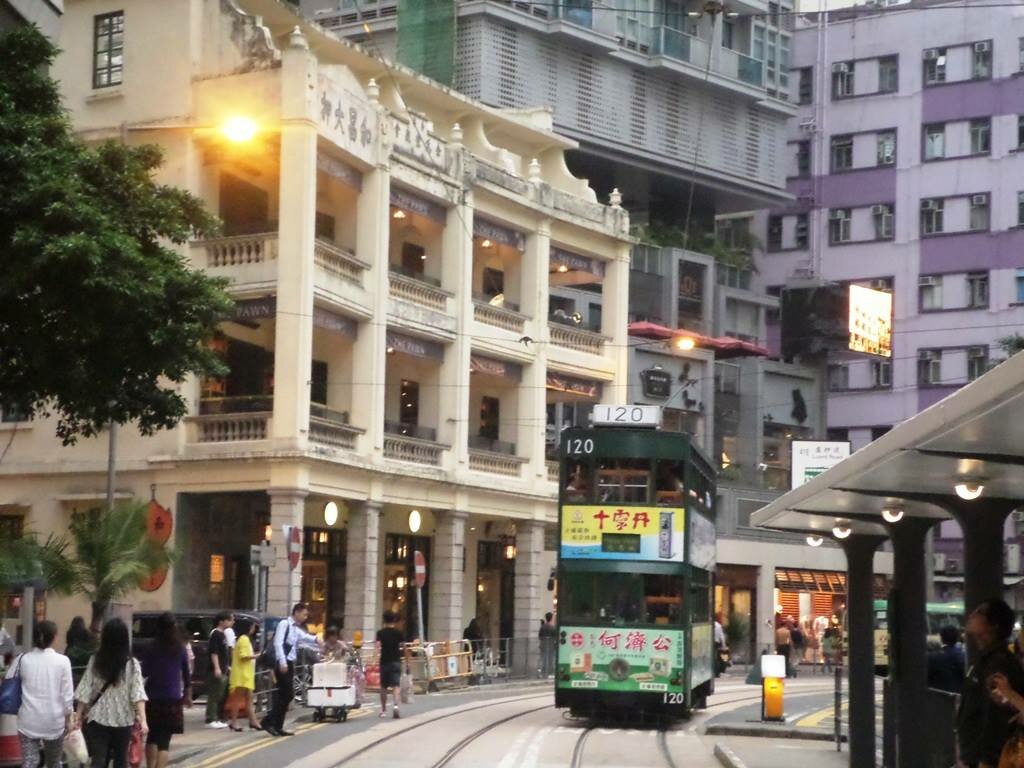 Public transport stop Public transport stop, Hong Kong, photo