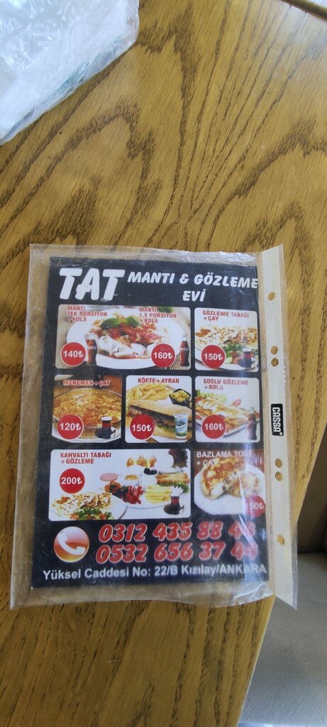 Restaurant Tat Manti House, Ankara, photo