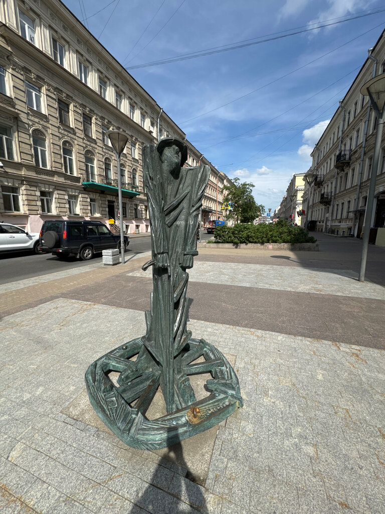 Janr heykəltəraşlığı Слепой, Sankt‑Peterburq, foto