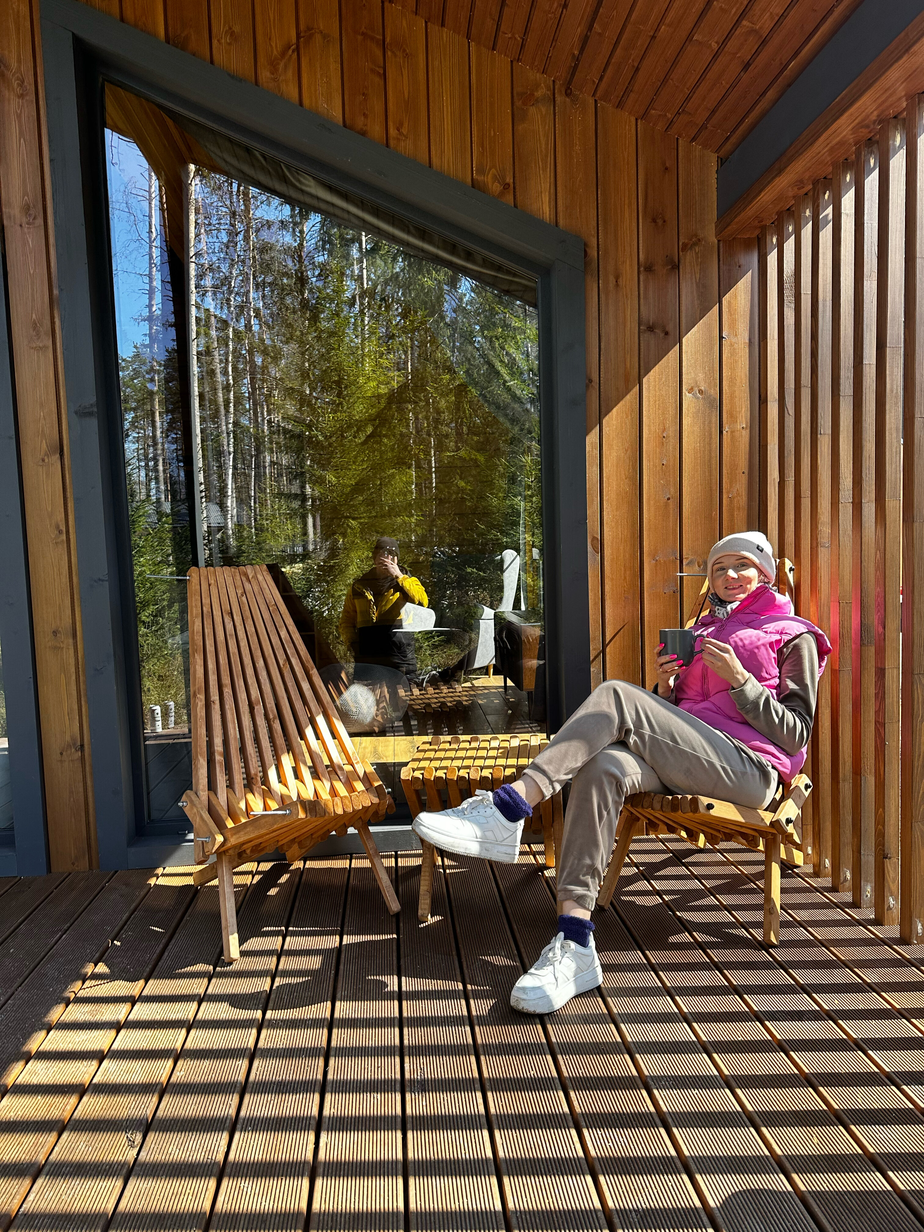 Фото Тепло с баней и чаном