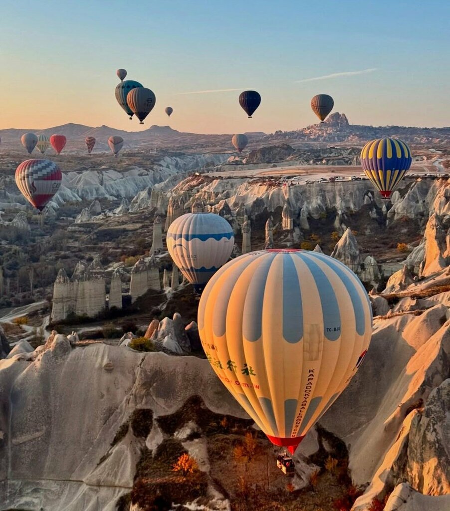 Memorial site, local landmark Hot Air Balloon Base, Nevsehir, photo