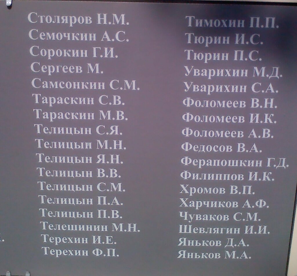 Monument, memorial Мемориал Великой Отечественной войны, Ryazan Oblast, photo
