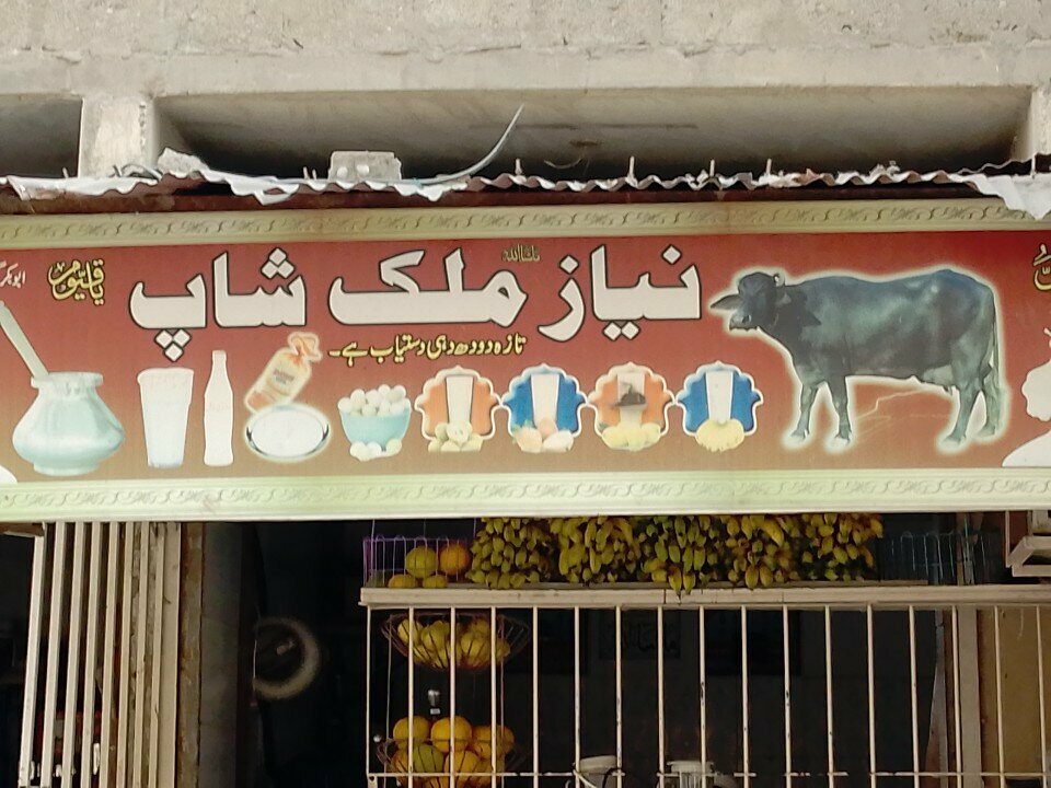 Dairy products shop Niyaz, Karachi, photo