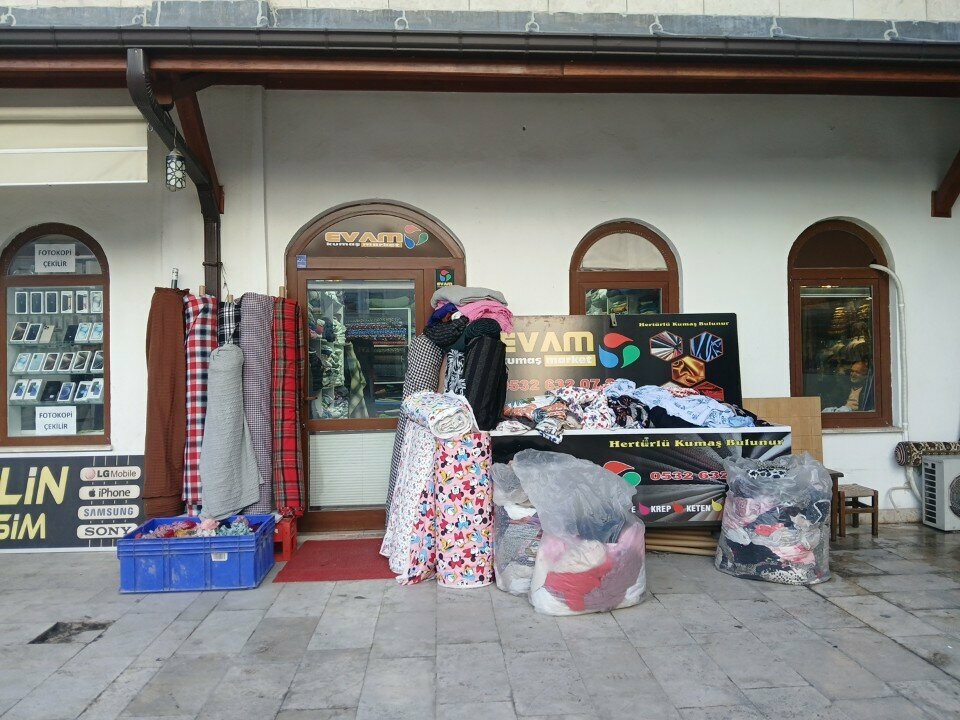 Manufacture and sale of textiles Evam Fabric Market, Konya, photo