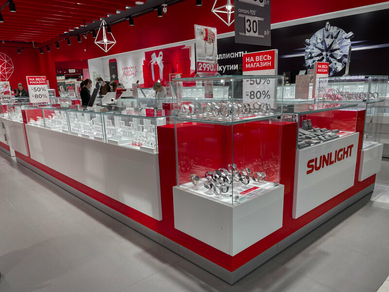 Jewelry store Sunlight, Surgut, photo