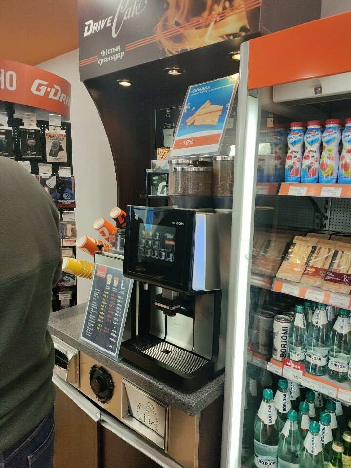 Coffee machine Drive cafe, Almaty, photo