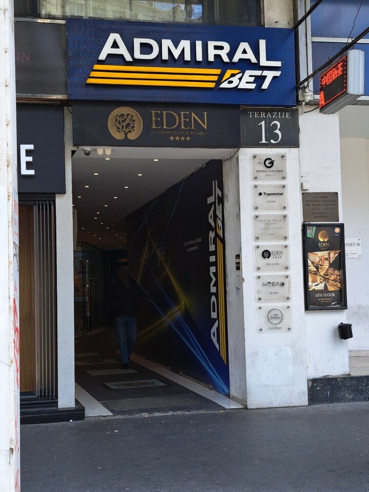 Interfața Admiral Bet cu highlight pe bonusuri
