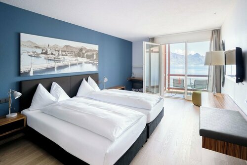 Внешний вид отеля Seehotel Kastanienbaum в Хорве, фото 2